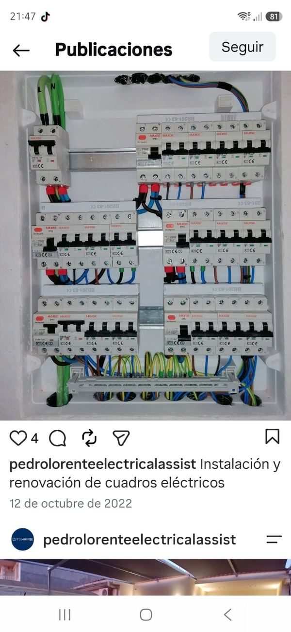 Renovación de cuadro eléctrico